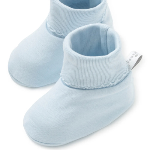 Blue Kissy Basics Booties