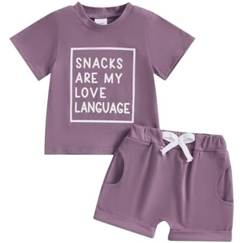 Toddler Baby Girl Summer Outfit Short Sleeve T Shirt Top Casual Shorts Set Infant Newborn Clothes 6 12 18 24 Month