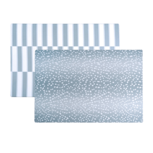 Antelope + Stripe, In Slate Blue