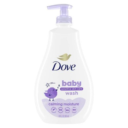 Baby Dove Calming Moisture Baby Body Wash & Shampoo, Hypoallergenic and Tear-Free - 20 fl oz