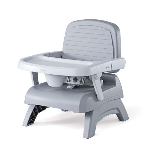 Chicco Bento Booster 3-in-1 Booster Seat, Feeding Seat and Toddler Chair - Oyster (Grey), New