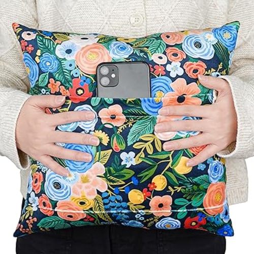 Hysterectomy Pillow, c Section Pillow Abdominal Pillow Post Surgery Recovery Gifts for Women with Pocket for Ice/Hot Packs After Hysterectomy c-Section Abdominal Surgery-Flower