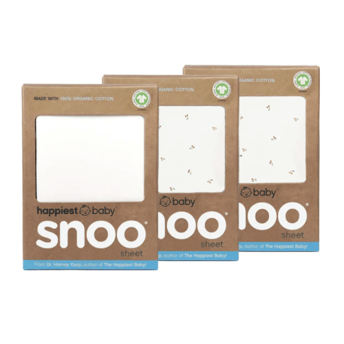 100% Organic Cotton Baby Bassinet Sheets for SNOO