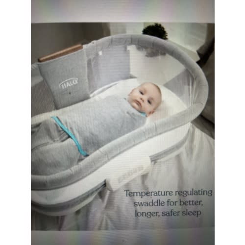 Gray Temperature Regulating Baby Swaddle - Newborn | HALO