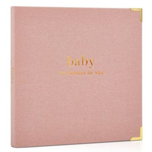 Keepsake Baby Memory Book For Boys And Girls – Timeless First 5 Year Baby Journal, Scrapbook And Photo Album