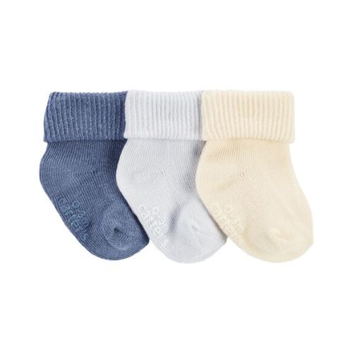 Baby 3-Pack Ribbed Booties - Carter's