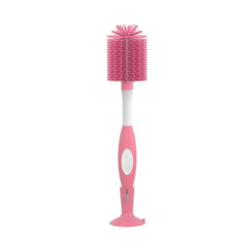 Dr. Brown's Soft Touch Baby Bottle Cleaning Brush, No Scratch, BPA Free, Pink, 1 Pack