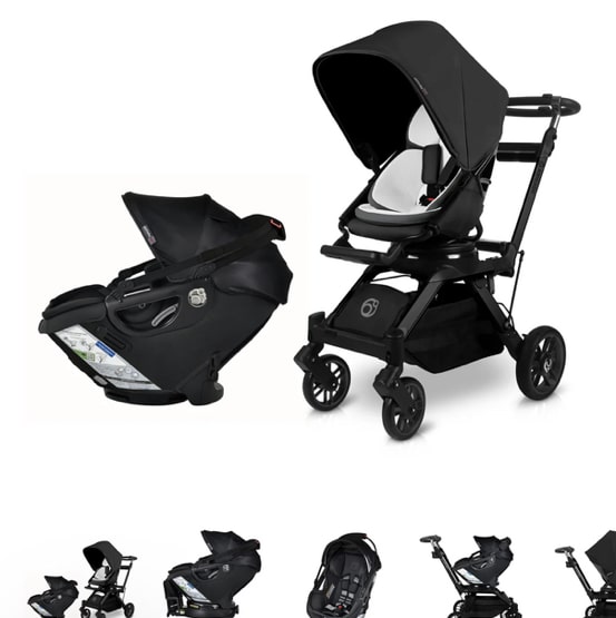 Orbit Baby Stroll & Ride Travel System  - Black / Black