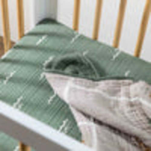 Babyletto Mini Crib Sheet in GOTS Certified Organic Muslin Cotton