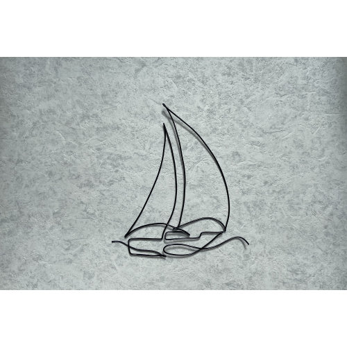 Wire Sailing Boat | Nautical Wire Decor | Wire Nautical Bathroom Decor | Wire Nursery Decor | Father's Day Gifts