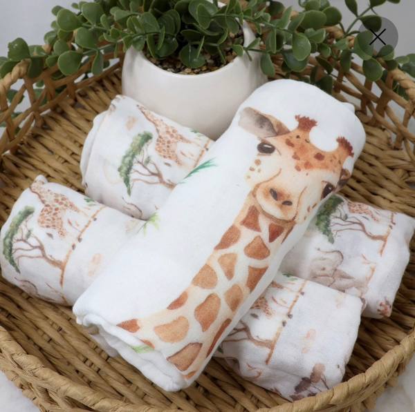 Adventure Bamboo 3pk Muslin Wraps – Bubba Blue Australia