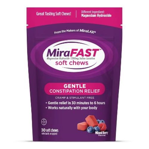 MiraFAST Soft Chews, from the makers of MiraLAX - 30ct