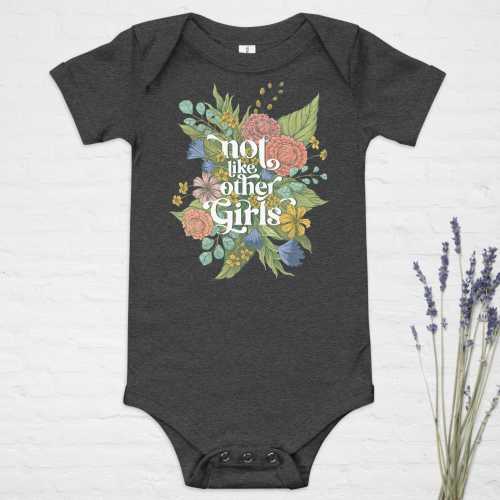 Grateful Dead - "Not Like Other Girls" - Scarlet Begonias Baby Onesie