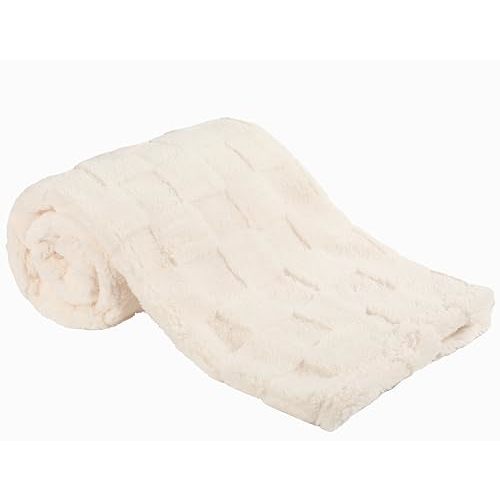 Sherpa Baby Blanket for Girls Toddlers Fleece Fluffy Fuzzy Blanket for Baby,Soft Warm Cozy Fleece Blanket,Receiving Blanket for Infant Newborn (White, 30 * 40, Checkered)