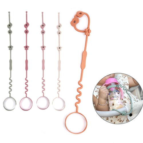 4PCS Toy Straps for Baby, Silicone Setpacifier Clip,Applies to Car Seat Toy,Teether Toy,High Chair,Stroller Accessories,Baby Toy Clips,Cribs,Rocking Chair