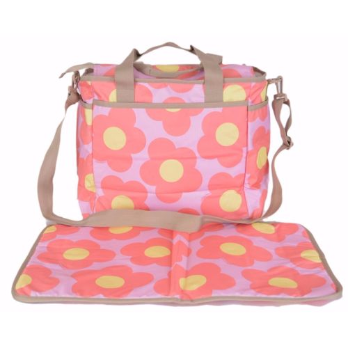NEW LeSportsac Ryan LeFlower Baby Diaper Bag Purse with Changing Pad