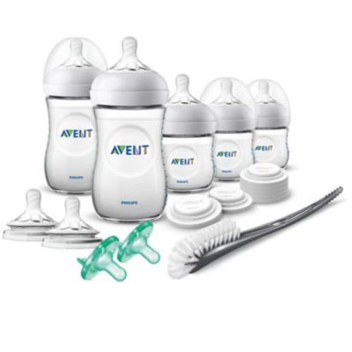 Philips Avent Avent Natural Baby Bottle Newborn Baby Gift Set - Clear