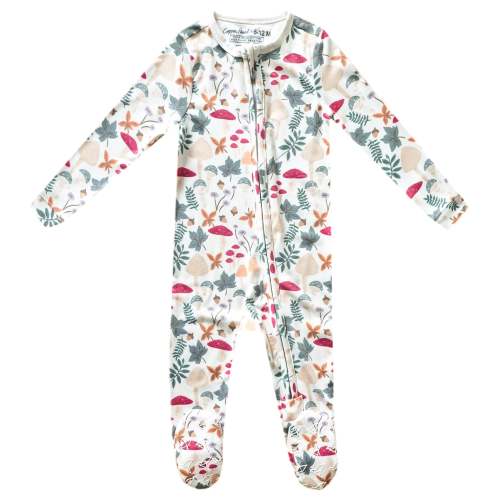 Zip-Up Footie Pajama - Ivy
