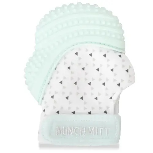 Malarkey Munch Mitt Teething Mitten Green | Baby Bunting AU