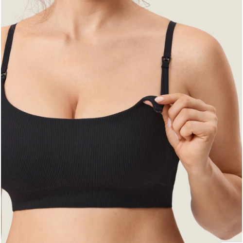 Ribbed Scoop Nursing Bralette