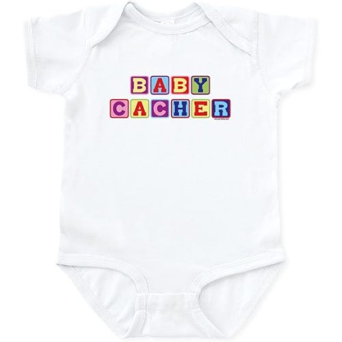 CafePress Geocaching Baby Cacher Infant Creeper Cute Infant Bodysuit Baby Romper