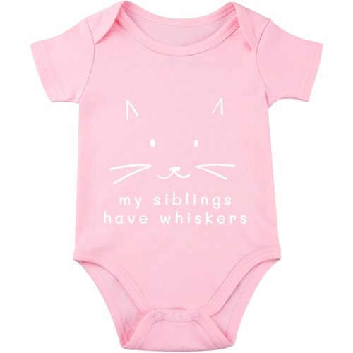My Siblings Have Paws Bodysuit Baby Paws Romper Cat Whiskers Bodysuit Cute Baby Clothes Newborn Sibling Announcement Bodysuit