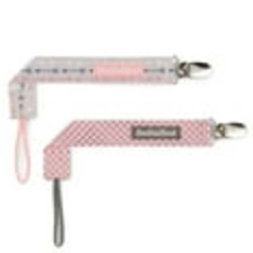 BooginHead Universal Pacifier Clips, Infant Toddler Boys and Girls, Pink Arrows