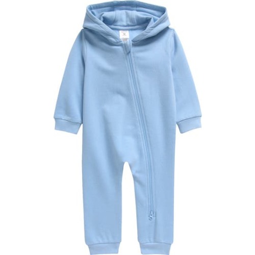 Hooded Fleece Romper, 9M