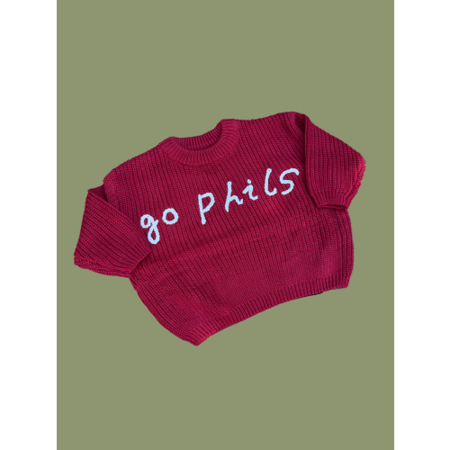 Go Phils Baby Sweater
