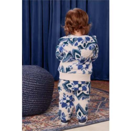 Teddy Fleece Baby Hoodie, Istanbul Iznik - Tea Collection | Maisonette