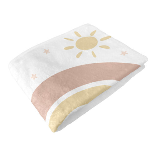 Sweet Jojo Designs Boho Rainbow Polyester Baby Blanket | Wayfair