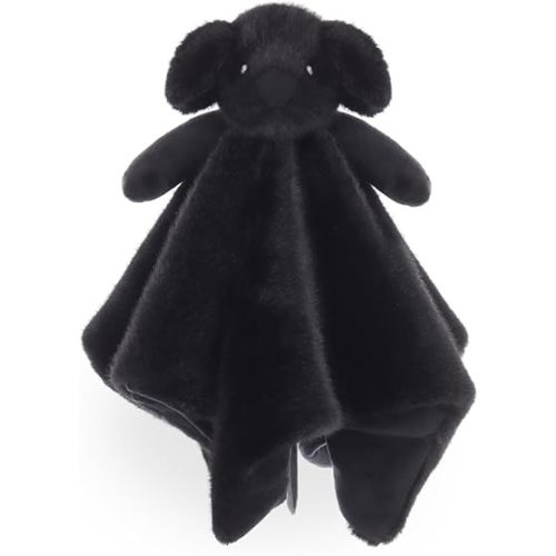 Apricot Lamb Black Labrador Security Blanket for Babies, Soft Loveys for Baby Boy and Girl, 14 Inches for Infant and Toddlers