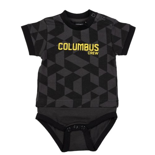 Infant Columbus Crew Sport Design Sweden Charcoal Body T-Shirt Bodysuit