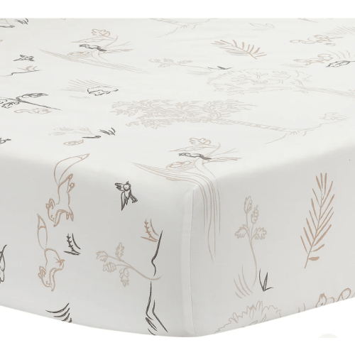 Treetop Fox Woodland Breathable Cotton Fitted Crib/Toddler Sheet – Lambs & Ivy