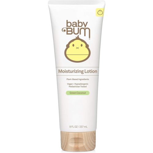 Baby Bum Everyday Lotion | Moisturizing Baby Body Lotion for Sensitive Skin with Shea and Cocoa Butter| Natural Fragrance | Gluten Free and Vegan | 8 FL OZ