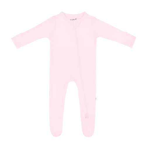 Zippered Footie in Sakura