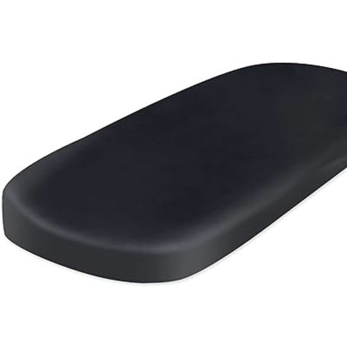 Satin Bassinet Sheet Fitted for Baby Hair and Skin Soft Silk Feeling Bassinet Sheet for Rectangle Hourglass Oval Cradle or Bassinet Pad&Mattress for Boys and Girls Gift for Baby Toddler Black
