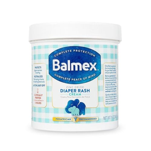 Balmex Complete Protection Daily Baby Diaper Rash Cream, Clinically Proven To Reduce Redness in Just One Use*, with Zinc Oxide + Botanicals, Pediatrician-Recommended & Dermatologist Tested, 16oz - 1 Pound (Pack of 1)