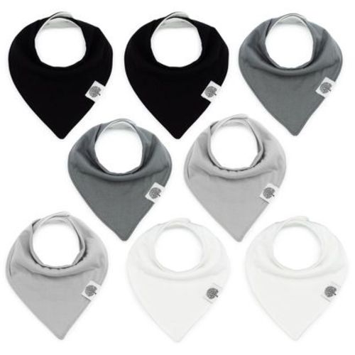 Parker Baby Co. 8 Pack Bandana Drool Bibs - Lunar Set