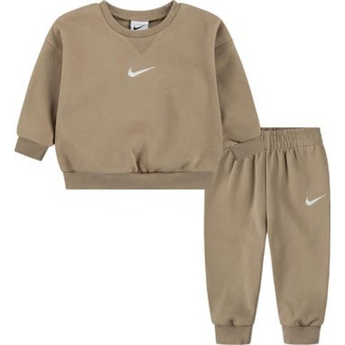 Essential Fleece Crewneck Sweatshirt & Joggers Set, 12M