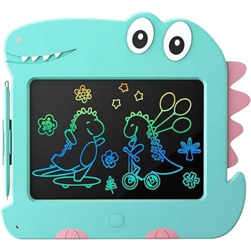 LCD Writing Tablet Toddler Toys, 8.5 Inch Doodle Board Drawing Pad Gifts for Kids Games, Dinosaur Toy Drawing Board Christmas Birthday Gift, Drawing Tablet Toys for 2 3 4 5 6 7 Years Old