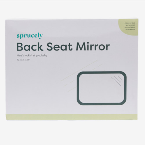 Sprucely Back Seat Mirror - Black