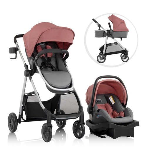Omni Plus Modular Travel System with LiteMax Sport Rear-Facing Infant Car Seat - Evenflo® Official Site