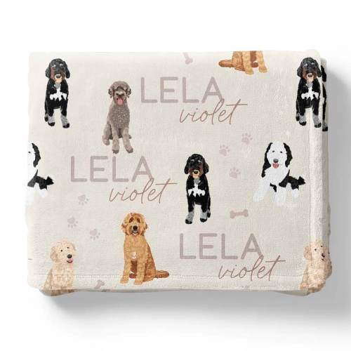 Personalized Kids Blankets | Dog Breeds