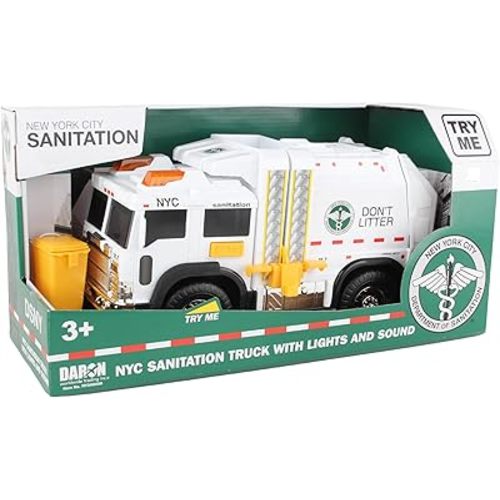 Daron NYC Sanitation Truck with Lights & Sounds 2019 New