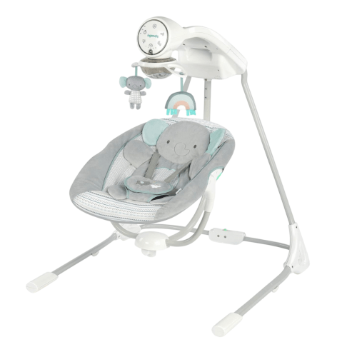 Ingenuity InLighten Soothing Swing, Van Elephant