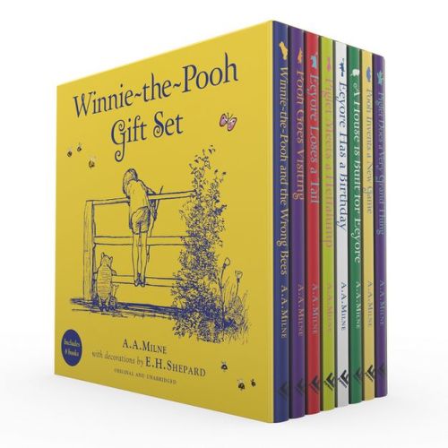 Classic Winnie-the-pooh 8 Gift Book Set - By A A Milne (hardcover)