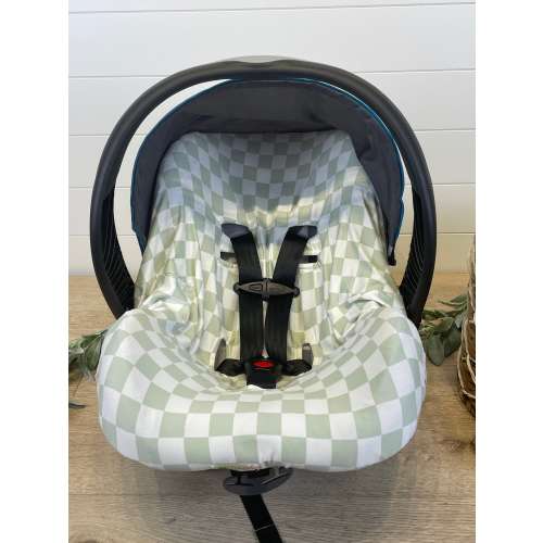 Lightweight jersey knit car seat liner