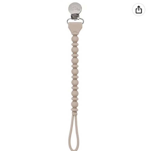 Pacifier Clip (toast color)