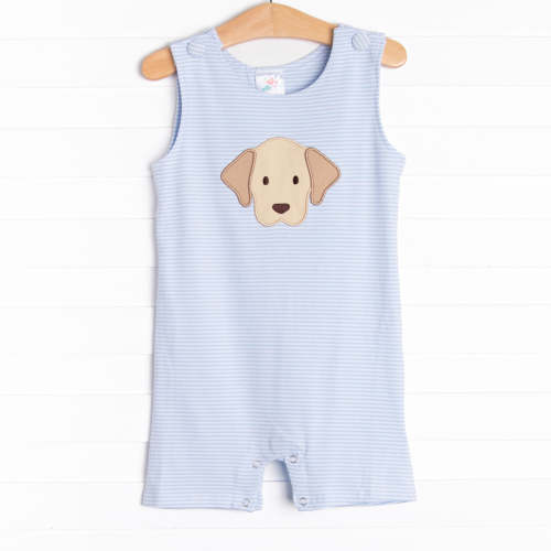 Perfect Pal Applique Jon Jon, Blue Stripe                          –        Stitchy Fish